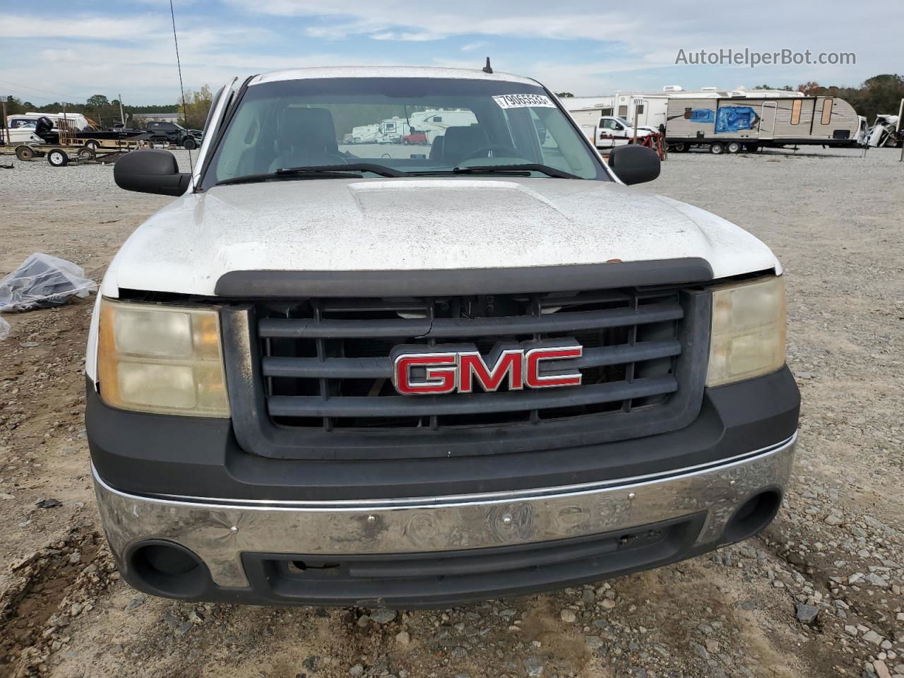 2008 Gmc Sierra C1500 White vin: 1GTEC19X98Z147542