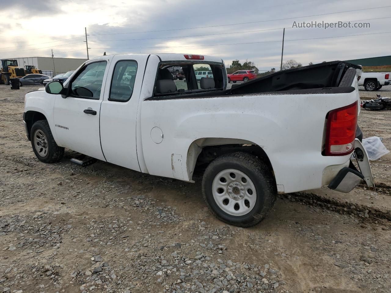 2008 Gmc Sierra C1500 White vin: 1GTEC19X98Z147542