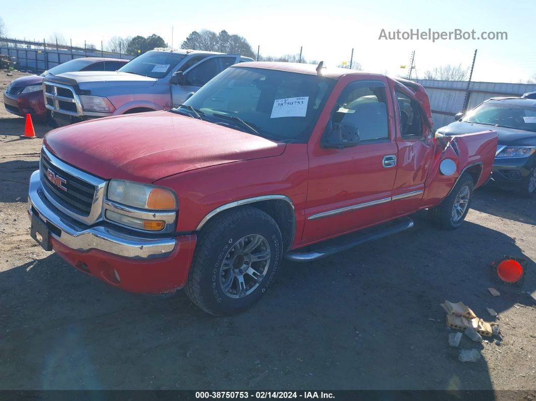 2007 Gmc Sierra 1500 Classic Sle1 Красный vin: 1GTEC19Z17Z113112