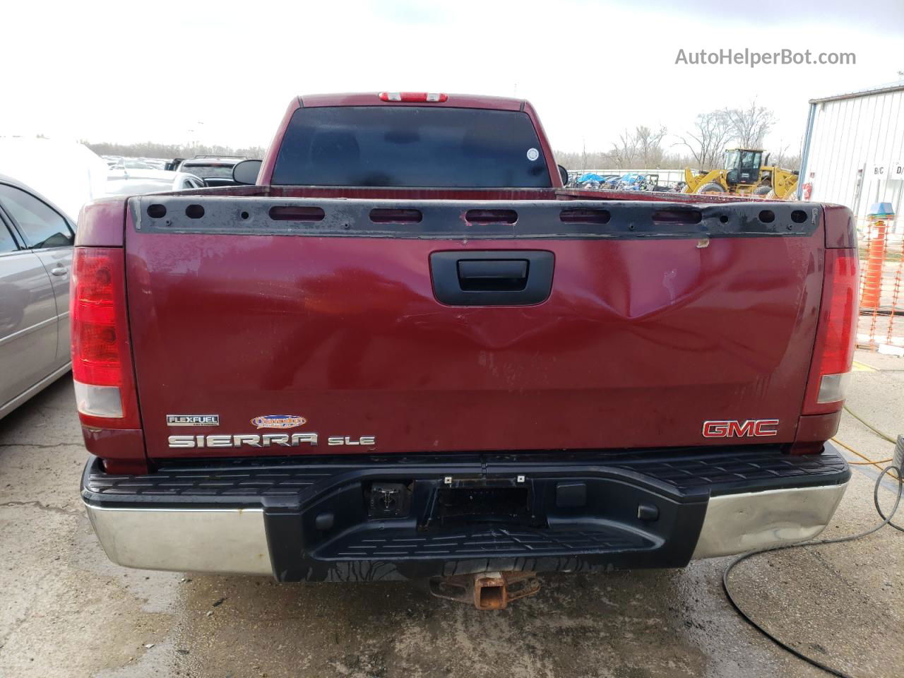 2008 Gmc Sierra K1500 Maroon vin: 1GTEK14058Z234979