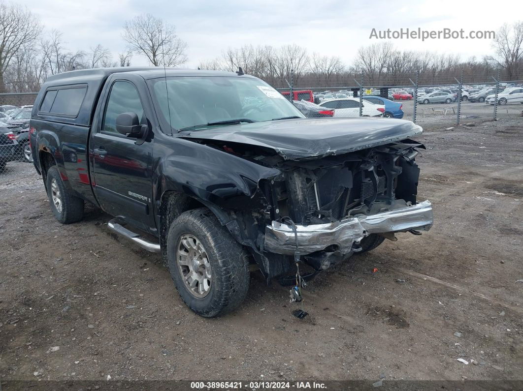 2008 Gmc Sierra 1500 Sle1 Black vin: 1GTEK14098Z283764