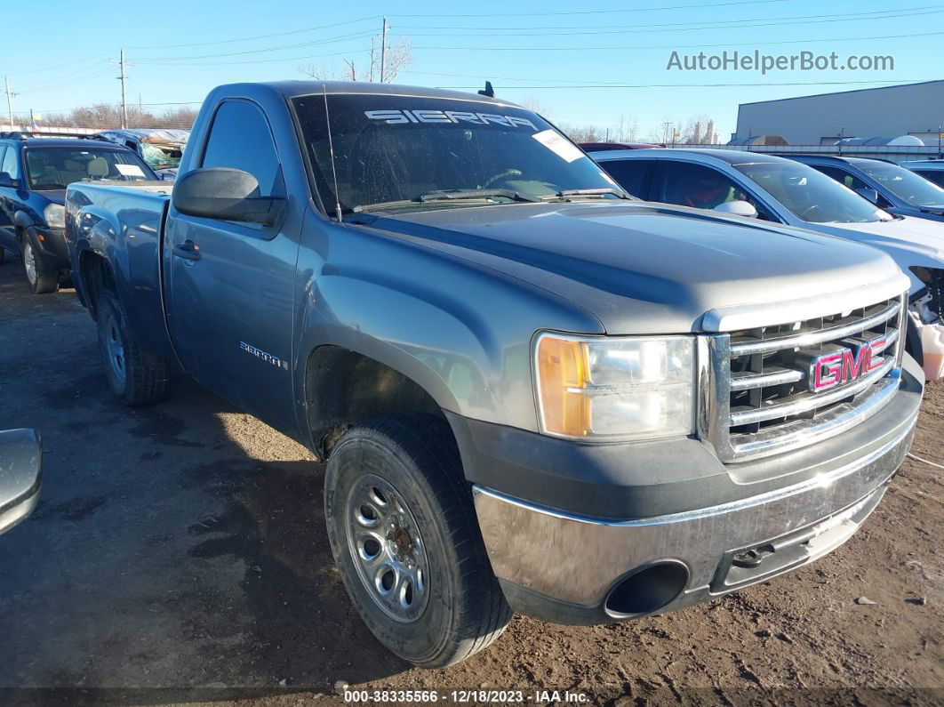 2008 Gmc Sierra 1500 Work Truck Gray vin: 1GTEK14C18Z123260