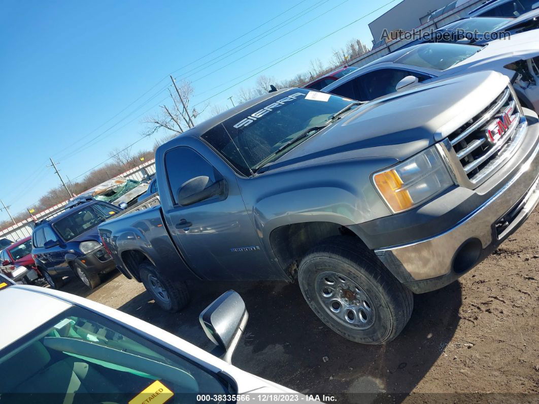 2008 Gmc Sierra 1500 Work Truck Gray vin: 1GTEK14C18Z123260