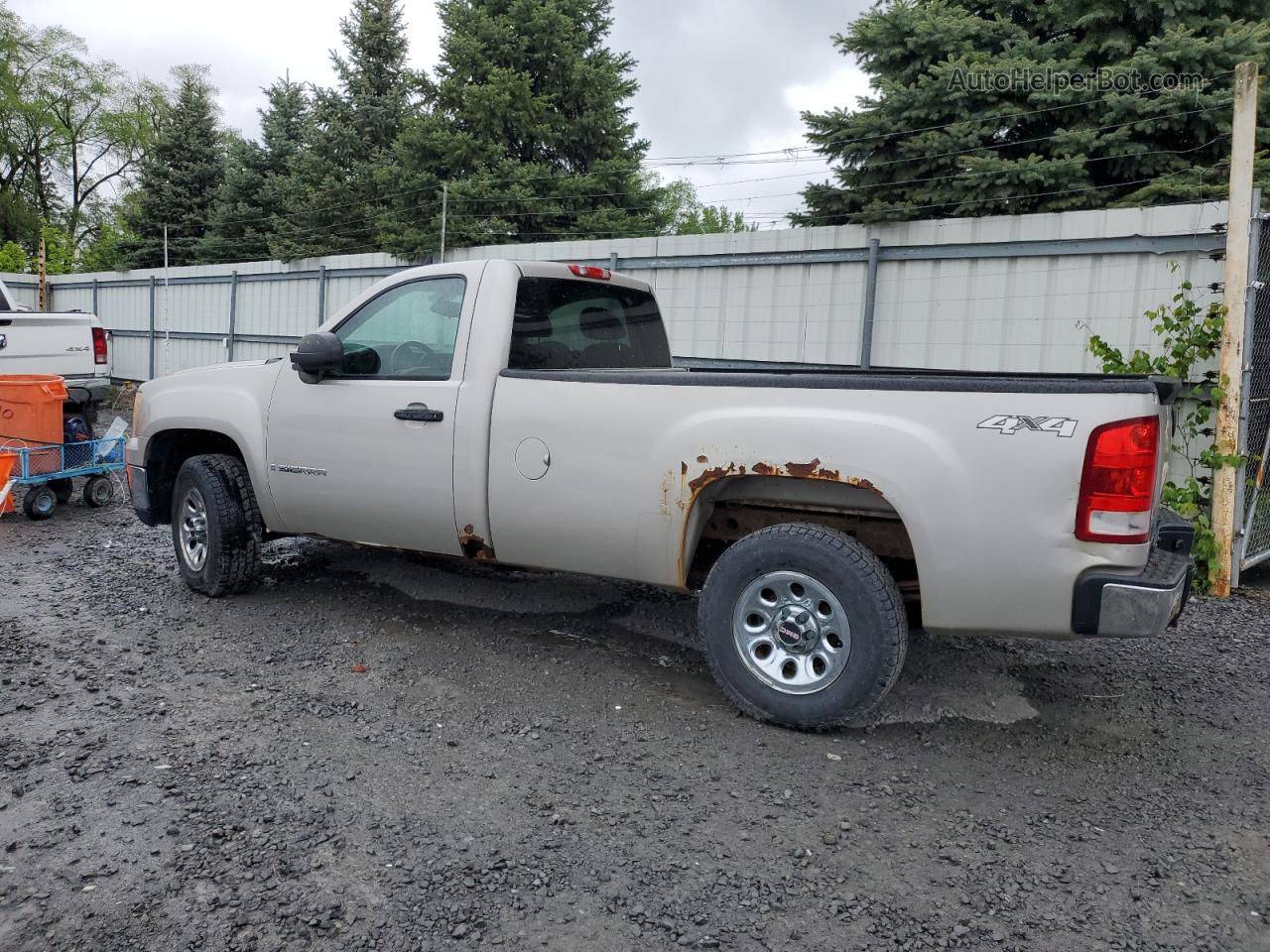 2008 Gmc Sierra K1500 Gold vin: 1GTEK14C48Z313697