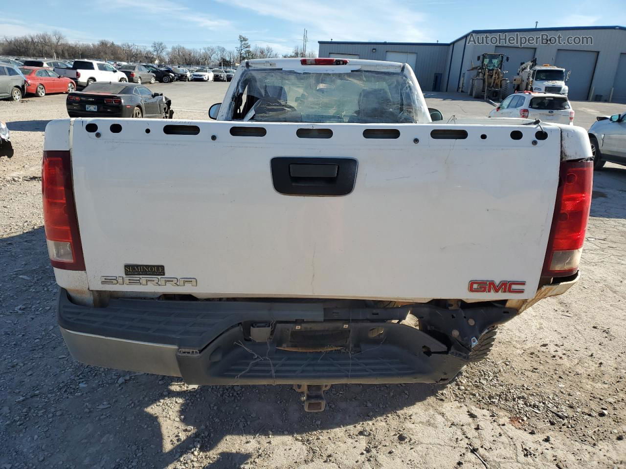 2008 Gmc Sierra K1500 White vin: 1GTEK14J88Z266169