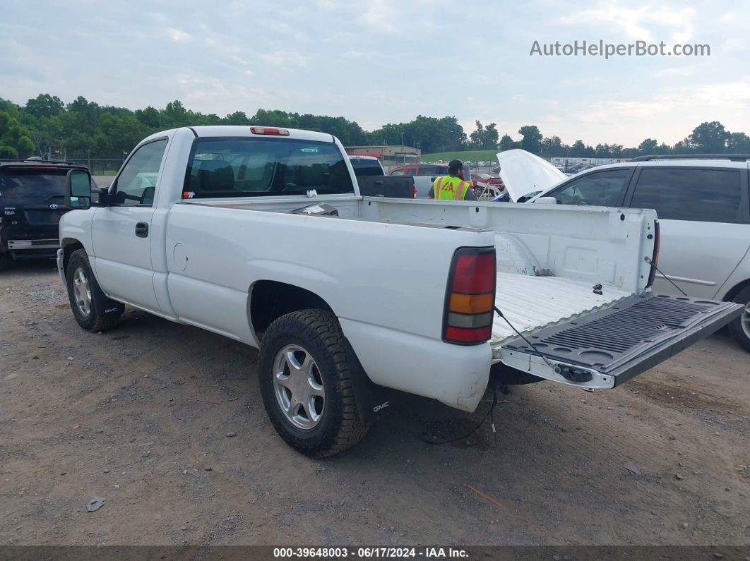 2007 Gmc Sierra 1500 Classic Work Truck White vin: 1GTEK14X27Z122510