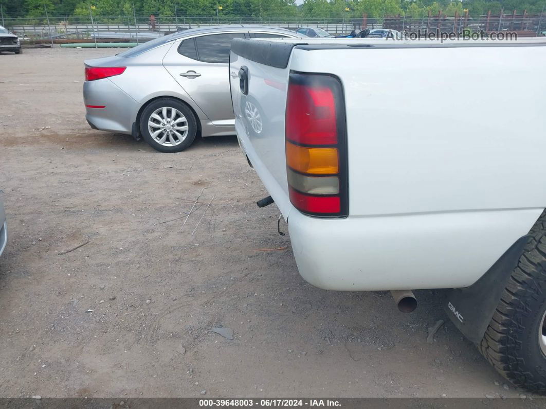 2007 Gmc Sierra 1500 Classic Work Truck White vin: 1GTEK14X27Z122510