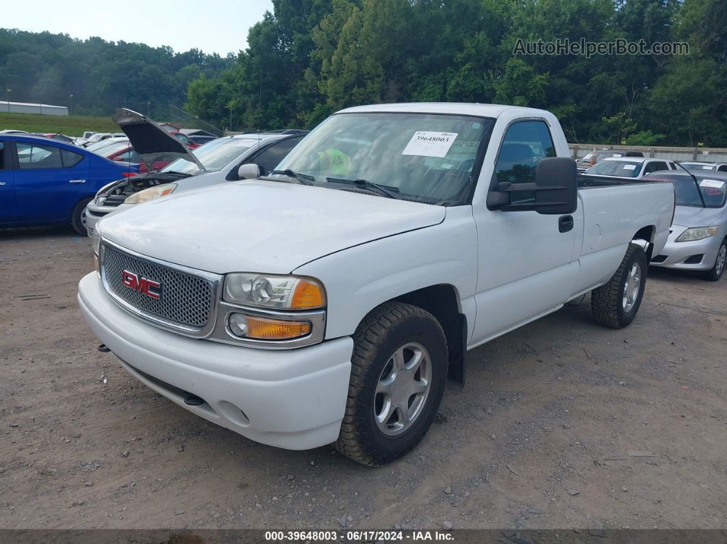 2007 Gmc Sierra 1500 Classic Work Truck White vin: 1GTEK14X27Z122510