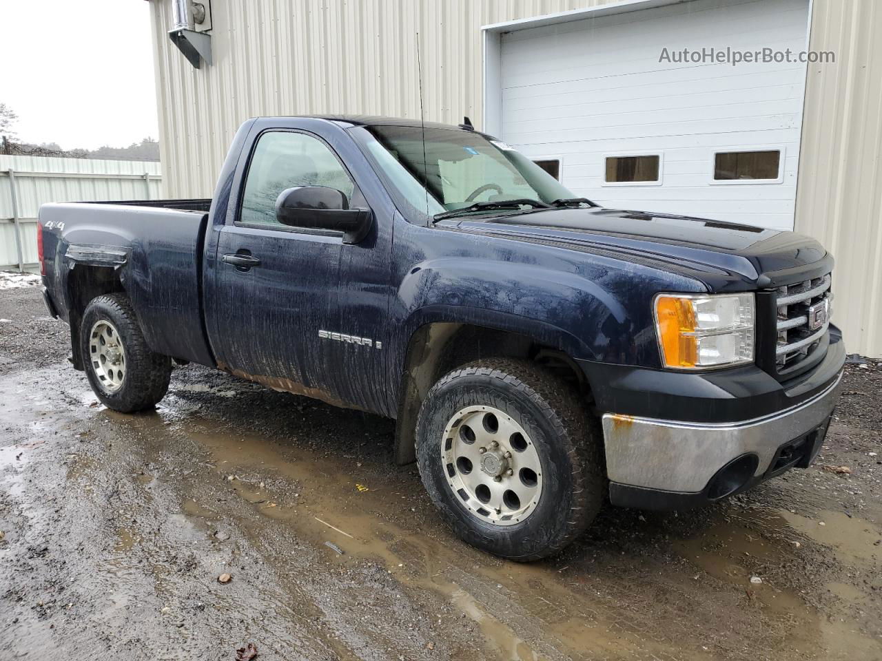 2008 Gmc Sierra K1500 Синий vin: 1GTEK14X78Z304382