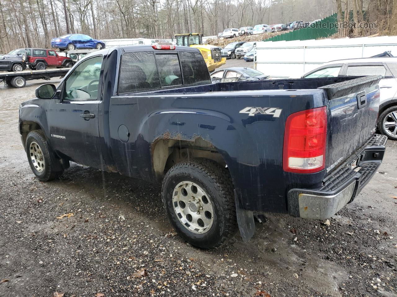 2008 Gmc Sierra K1500 Синий vin: 1GTEK14X78Z304382