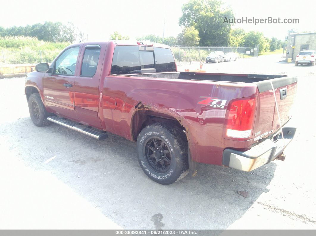 2007 Gmc Sierra 1500 Sle1 Red vin: 1GTEK19017Z550516