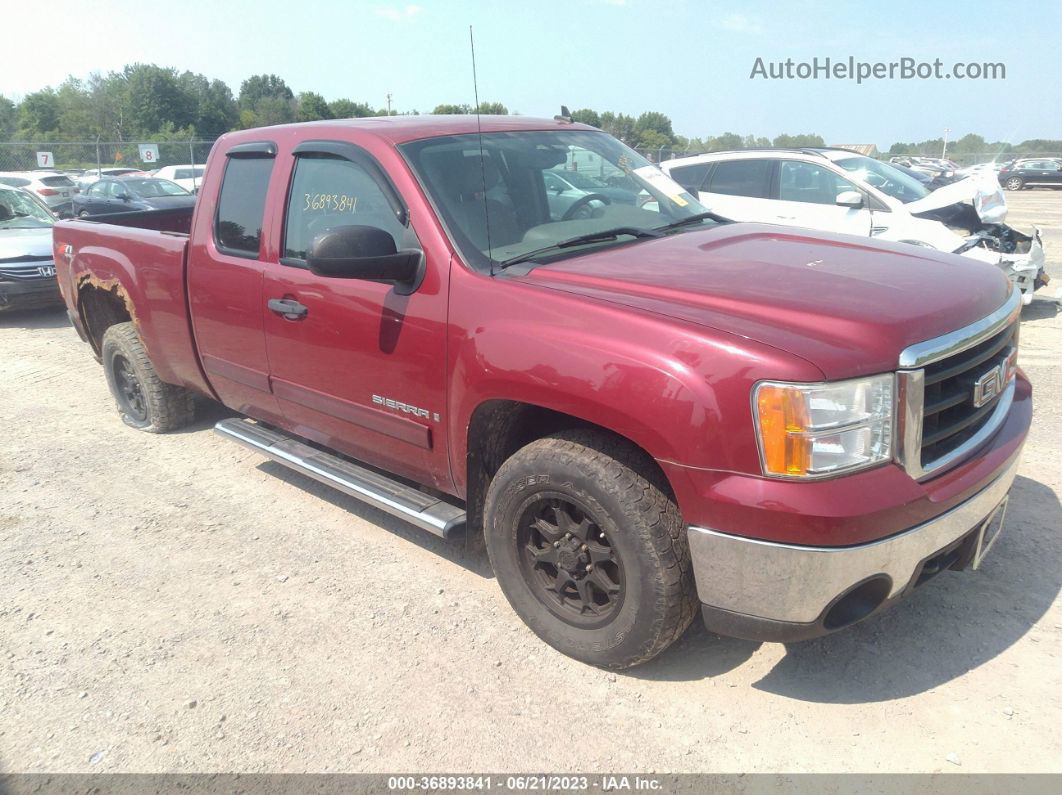 2007 Gmc Sierra 1500 Sle1 Red vin: 1GTEK19017Z550516