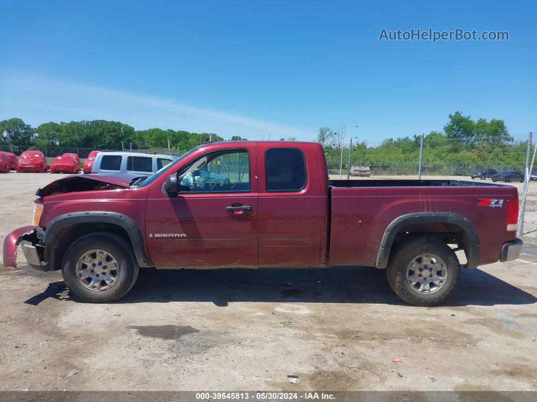 2008 Gmc Sierra 1500 Sle1 Красный vin: 1GTEK19018Z145354