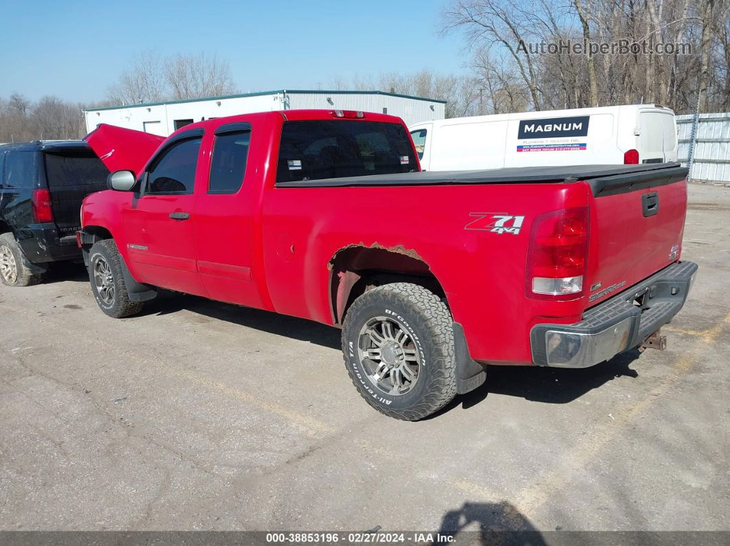 2007 Gmc Sierra 1500 Sle1 Red vin: 1GTEK19037E601893