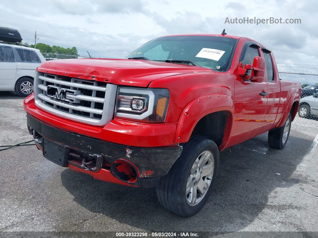 2007 Gmc Sierra 1500 Sle1 Red vin: 1GTEK19037Z571190