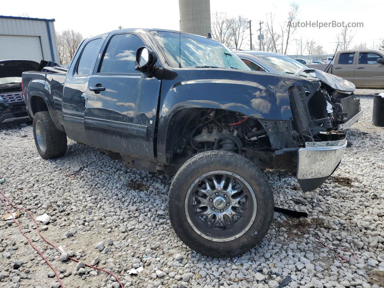 2008 Gmc Sierra K1500 Black vin: 1GTEK19038Z238991