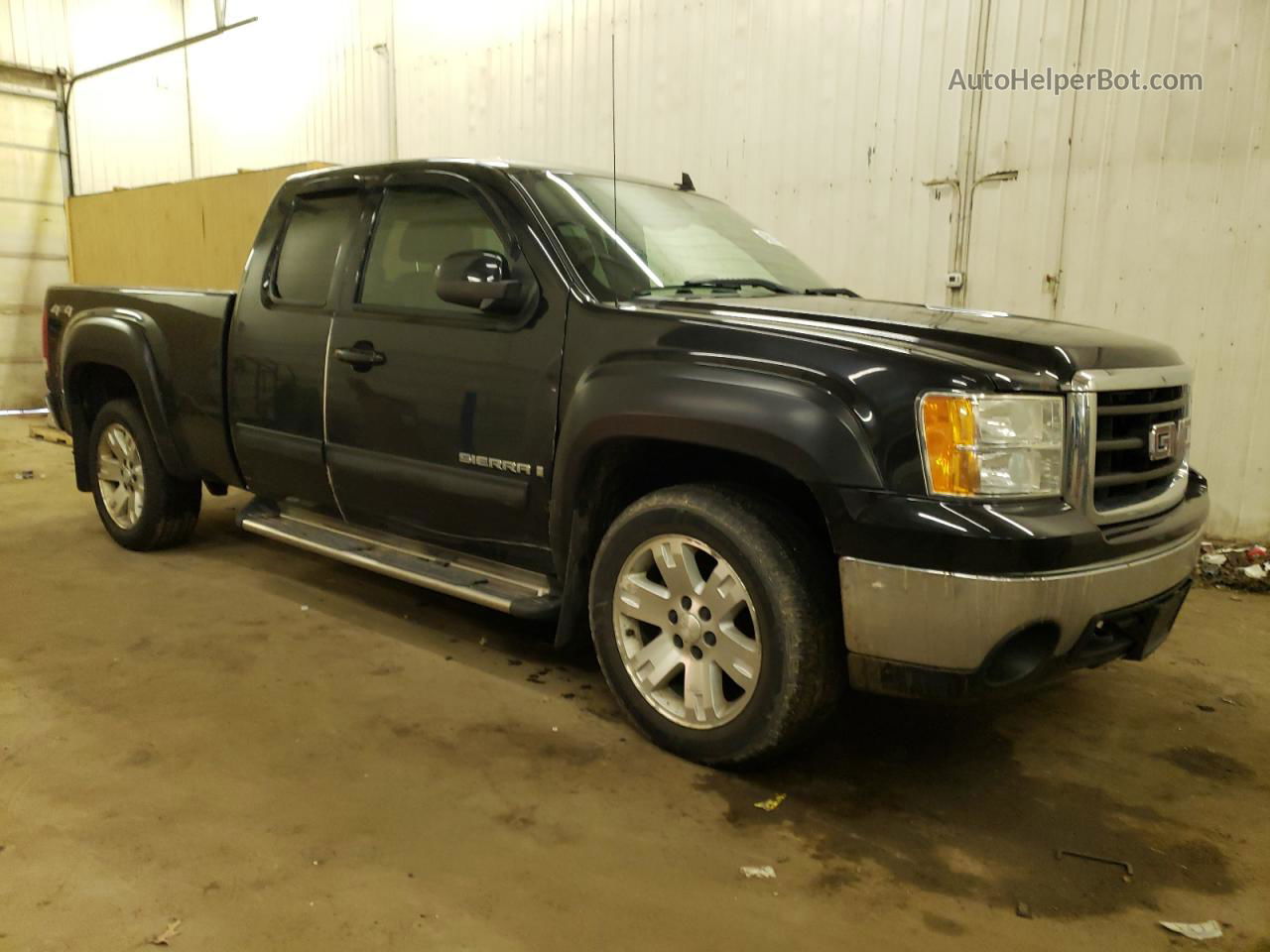 2008 Gmc Sierra K1500 Black vin: 1GTEK19078Z110592