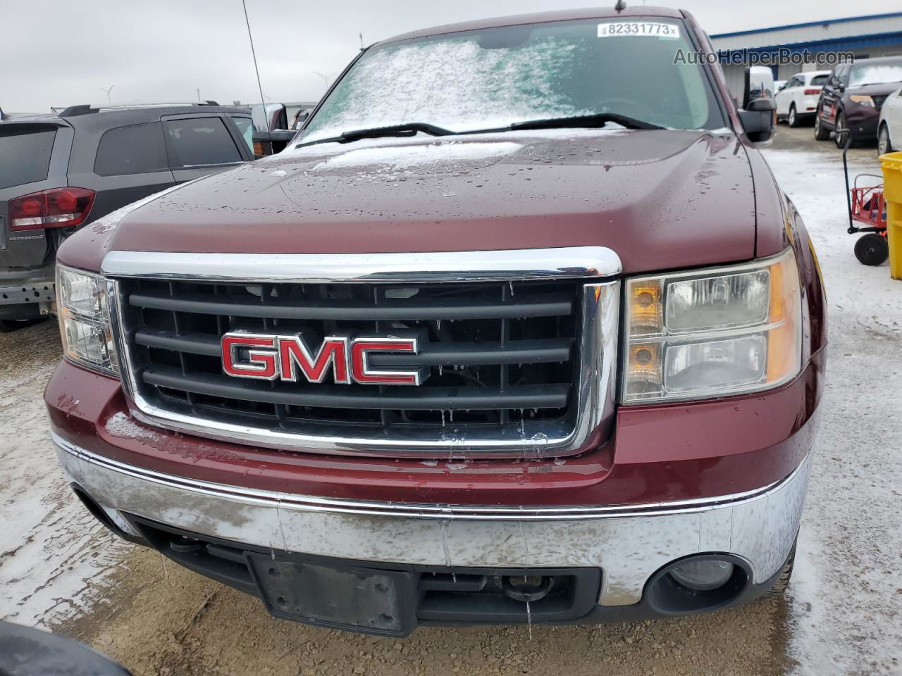 2008 Gmc Sierra K1500 Maroon vin: 1GTEK19088Z207364