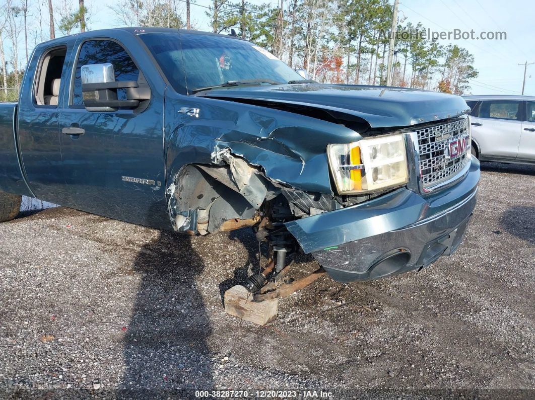 2008 Gmc Sierra K1500 Green vin: 1GTEK19098Z206434