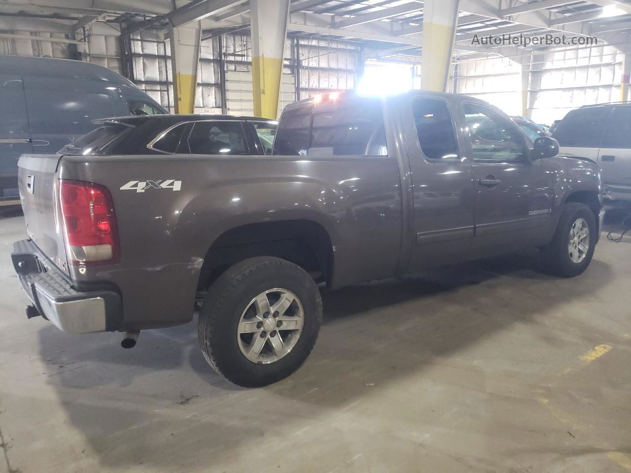 2008 Gmc Sierra K1500 Brown vin: 1GTEK19098Z277813