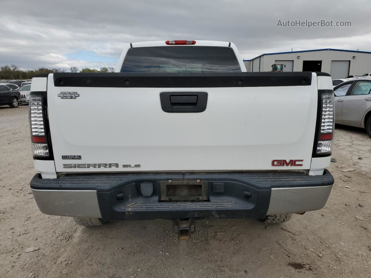 2008 Gmc Sierra K1500 White vin: 1GTEK190X8Z262074