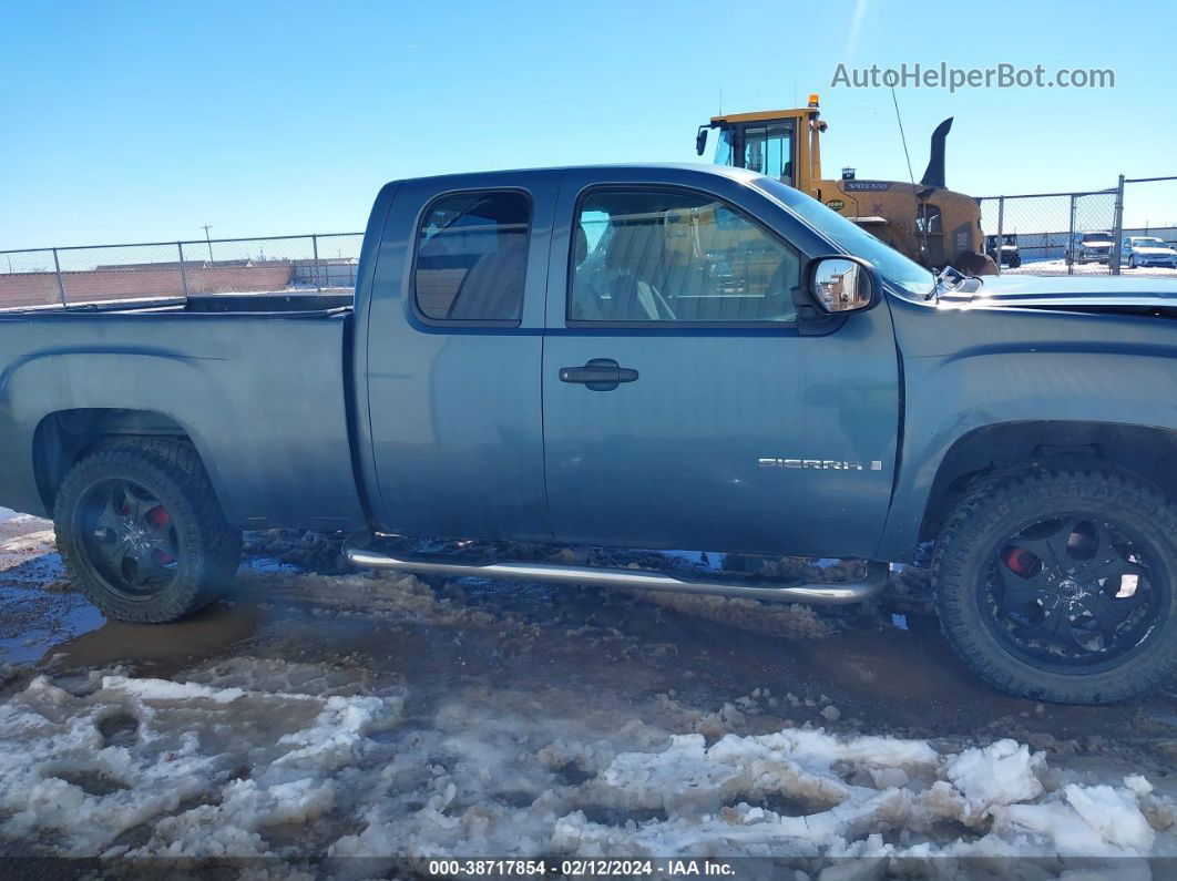 2008 Gmc Sierra 1500 Work Truck Blue vin: 1GTEK19C98E130084