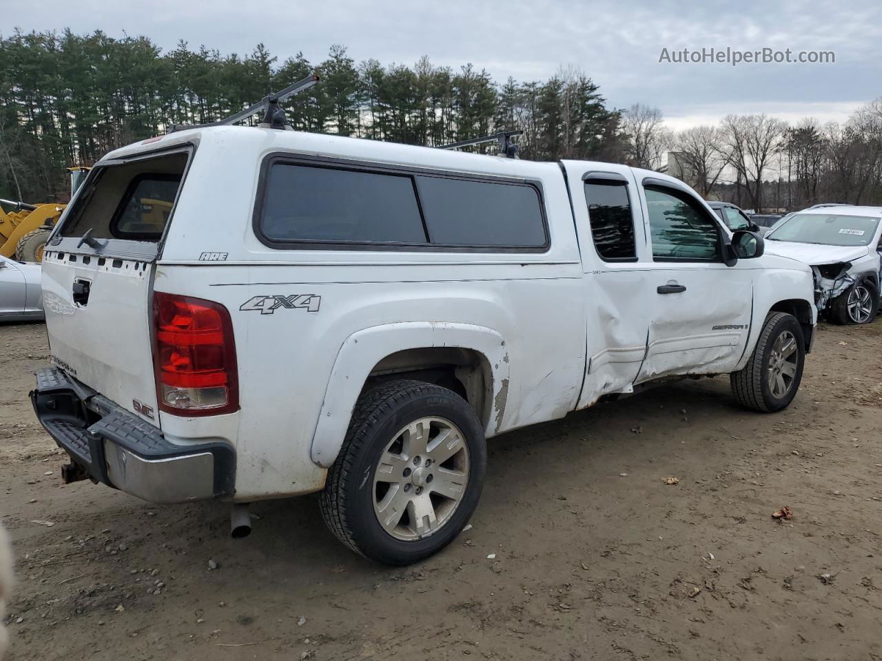 2008 Gmc Sierra K1500 Белый vin: 1GTEK19J08Z275649