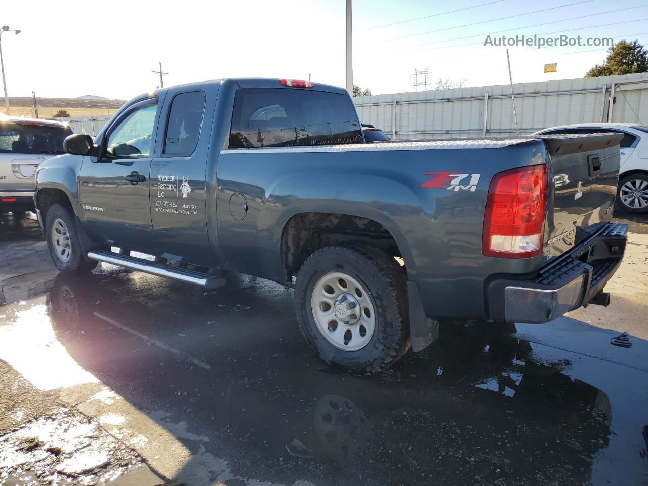 2008 Gmc Sierra K1500 Blue vin: 1GTEK19J28Z190585