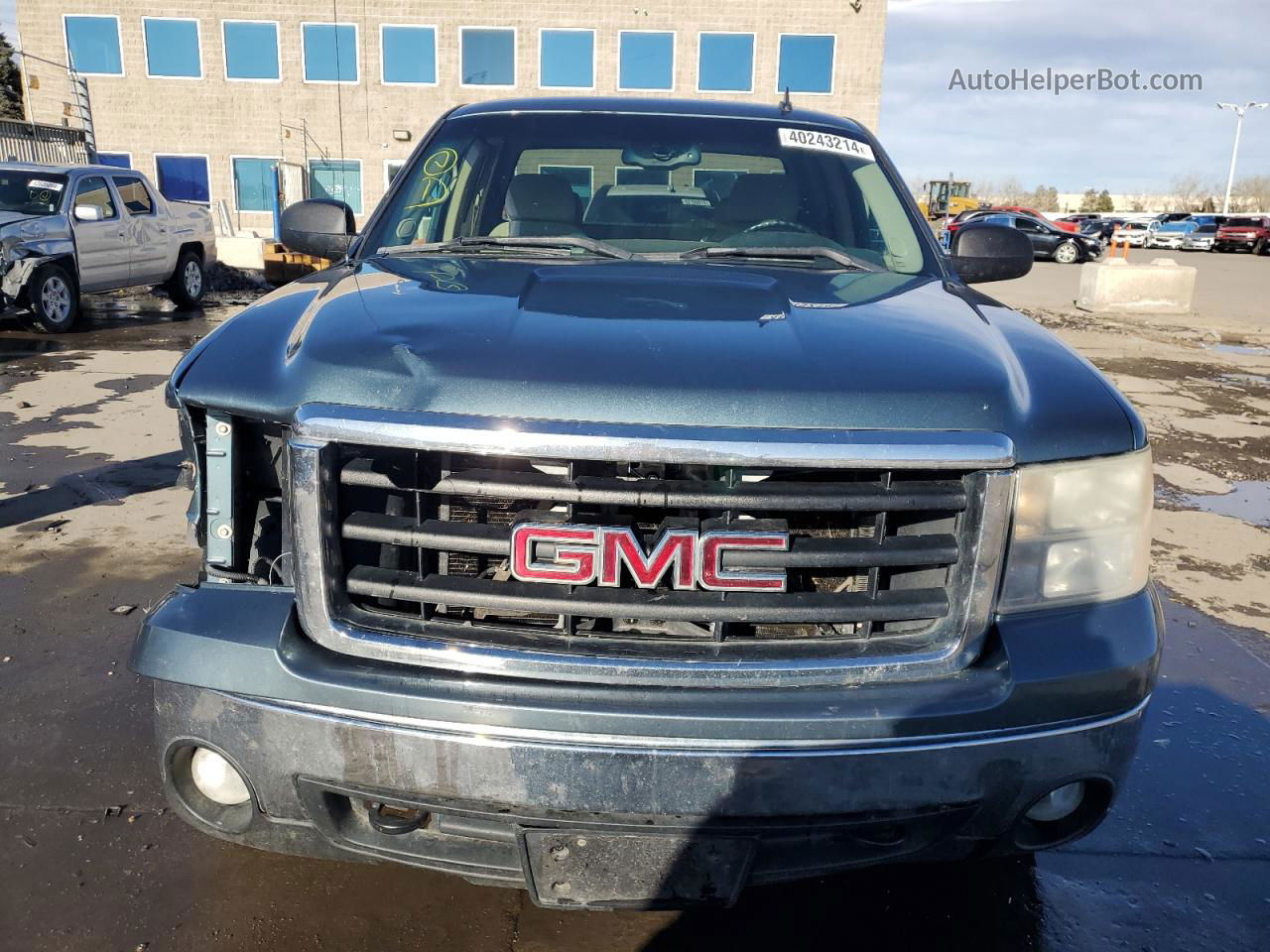 2008 Gmc Sierra K1500 Blue vin: 1GTEK19J28Z190585