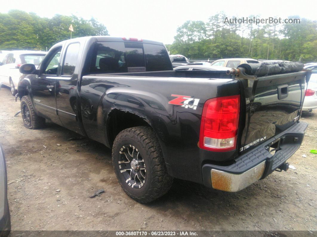 2007 Gmc Sierra 1500 Sle2 Black vin: 1GTEK19J37Z516649