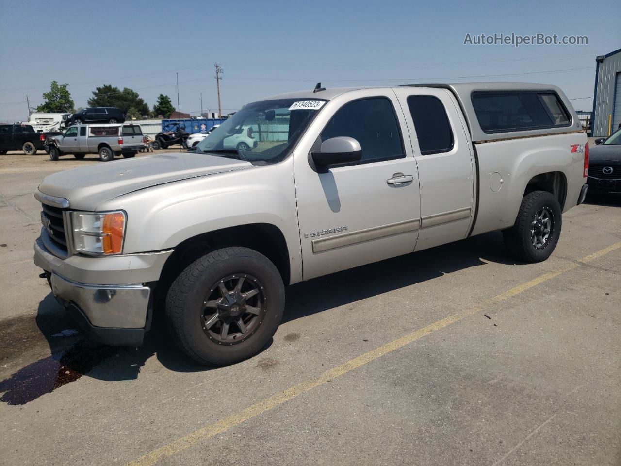 2008 Gmc Sierra K1500 Silver vin: 1GTEK19J38Z137572