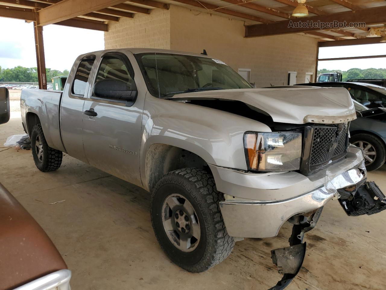 2008 Gmc Sierra K1500 Silver vin: 1GTEK19J68Z151014