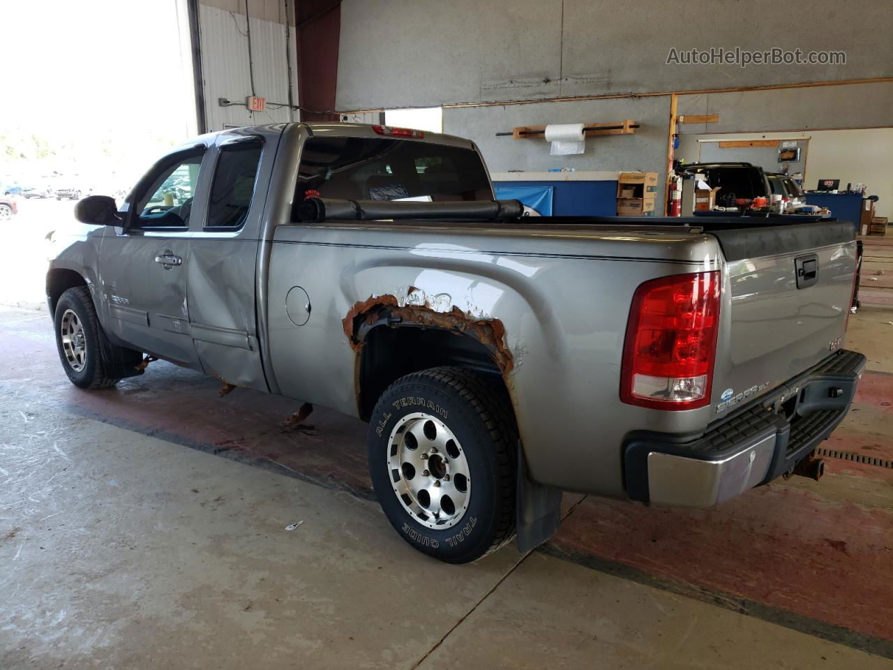 2008 Gmc Sierra K1500 Серый vin: 1GTEK19J68Z203290