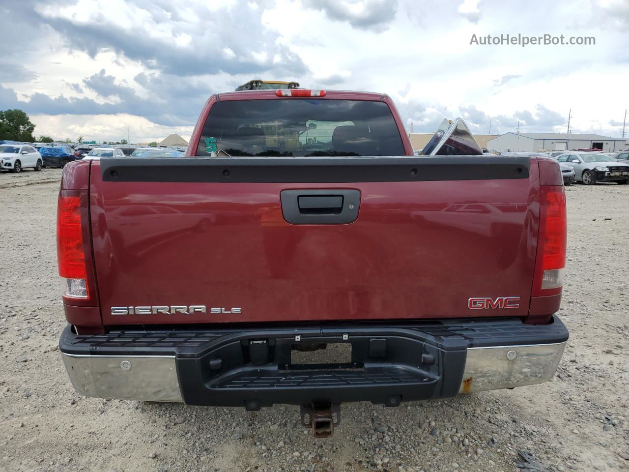 2008 Gmc Sierra K1500 Red vin: 1GTEK19J88Z128530