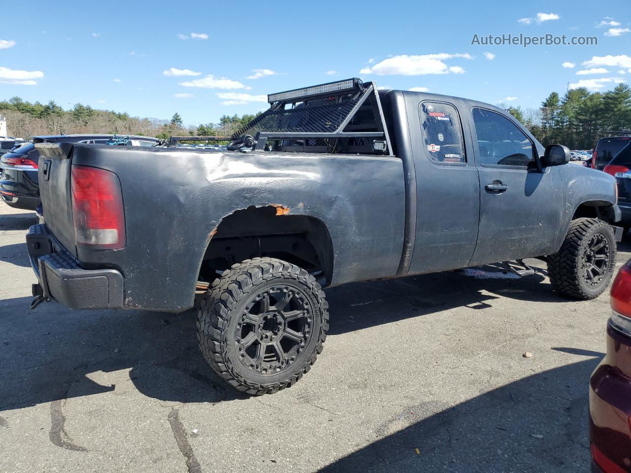 2008 Gmc Sierra K1500 Black vin: 1GTEK19J88Z180448