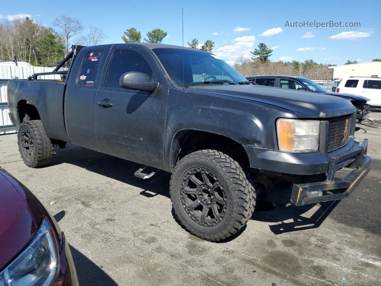 2008 Gmc Sierra K1500 Black vin: 1GTEK19J88Z180448