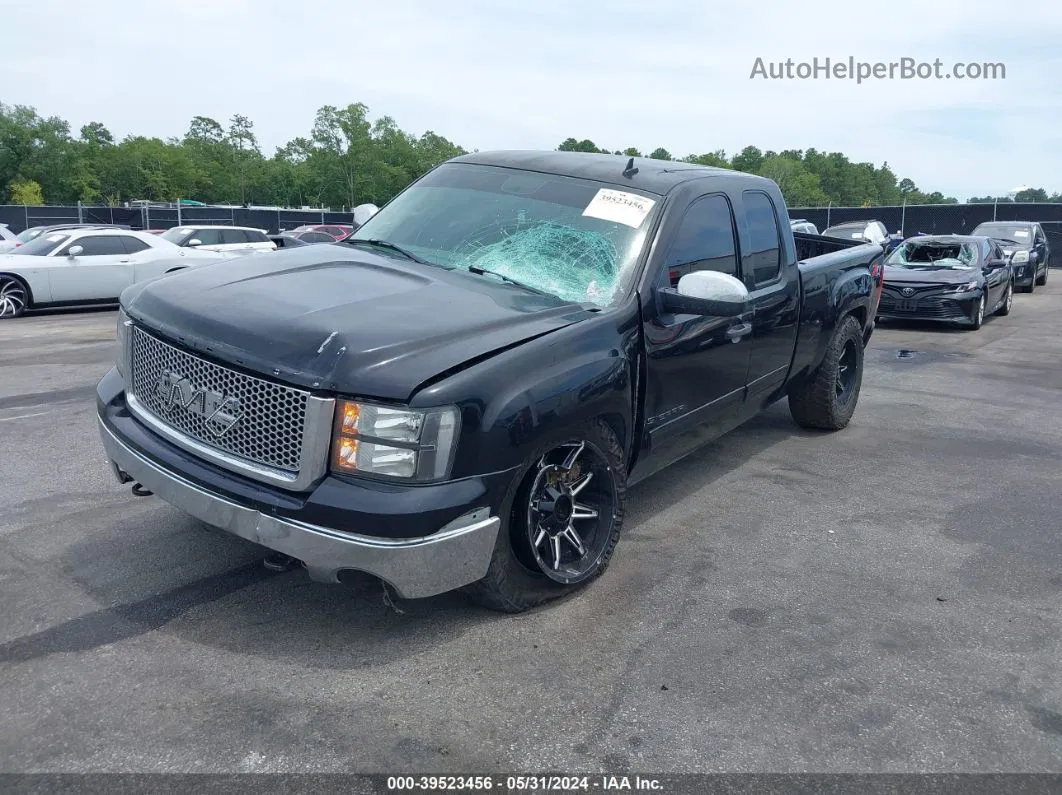 2007 Gmc Sierra 1500 Sle1 Black vin: 1GTEK19J97Z636312