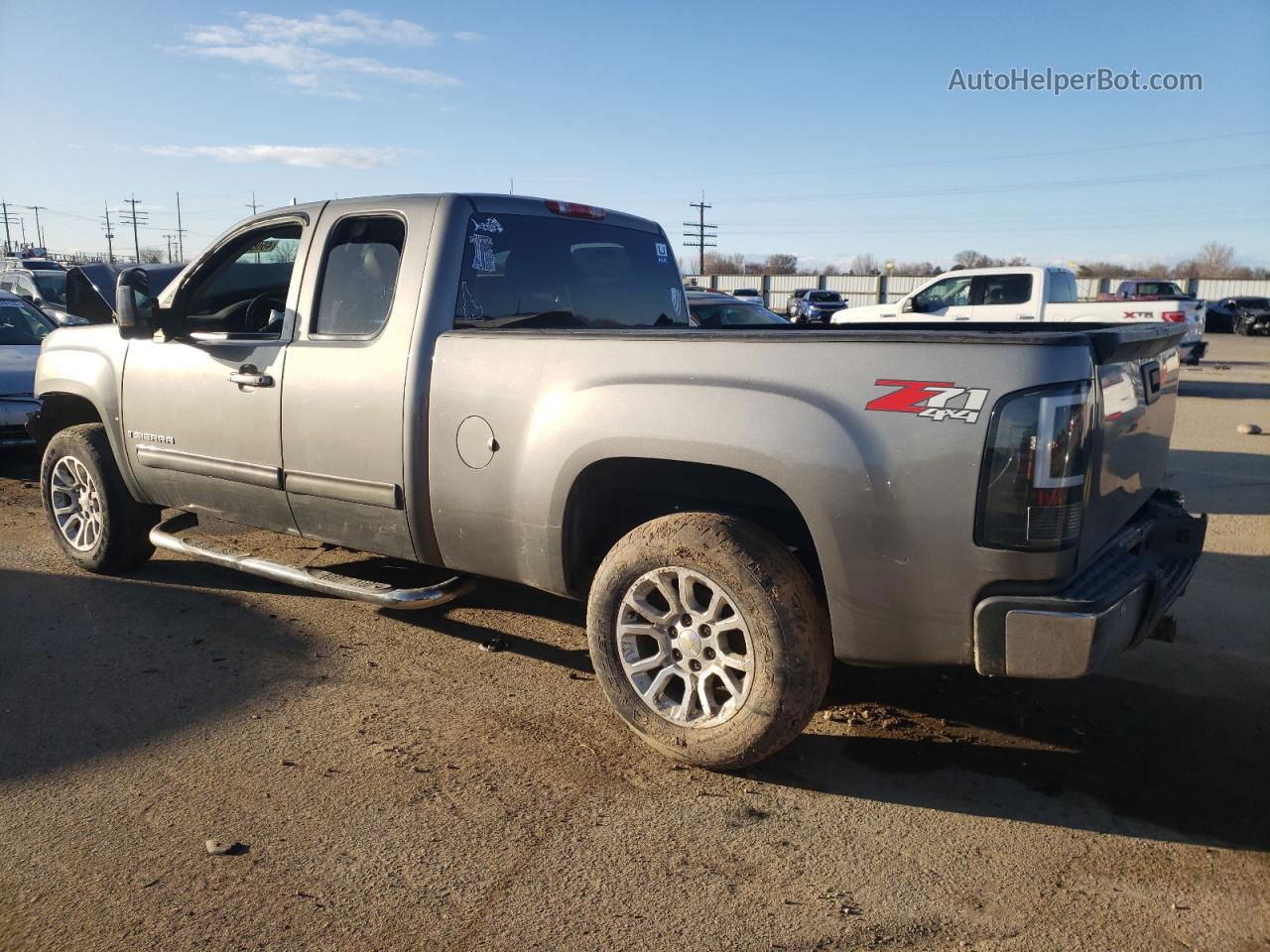 2008 Gmc Sierra K1500 Gray vin: 1GTEK19J98Z306946