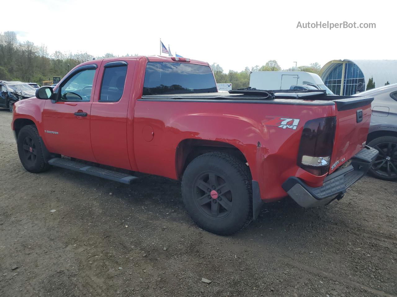 2008 Gmc Sierra K1500 Red vin: 1GTEK19J98Z311905