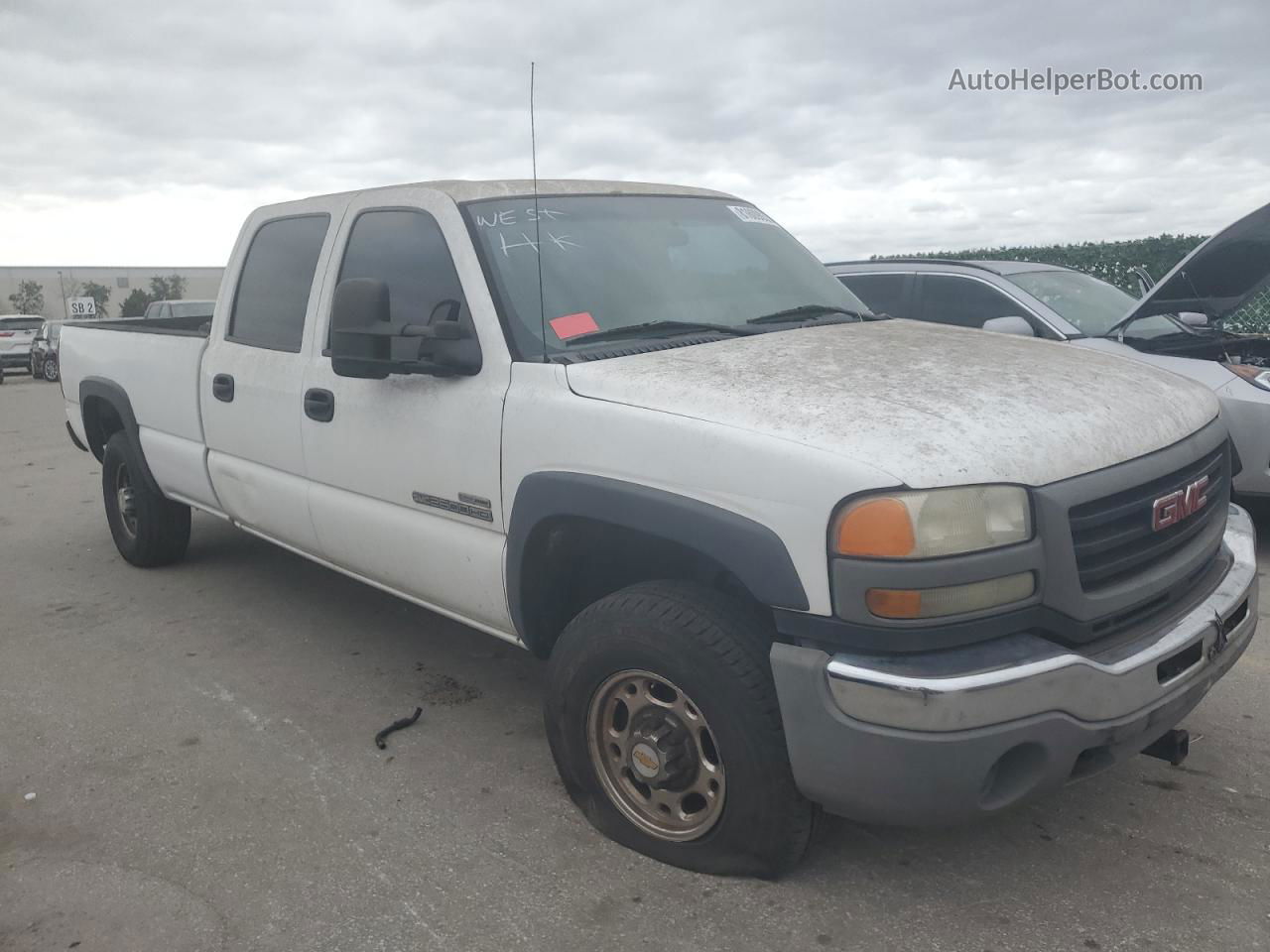 2007 Gmc Sierra C2500 Heavy Duty Белый vin: 1GTHC23D67F144177