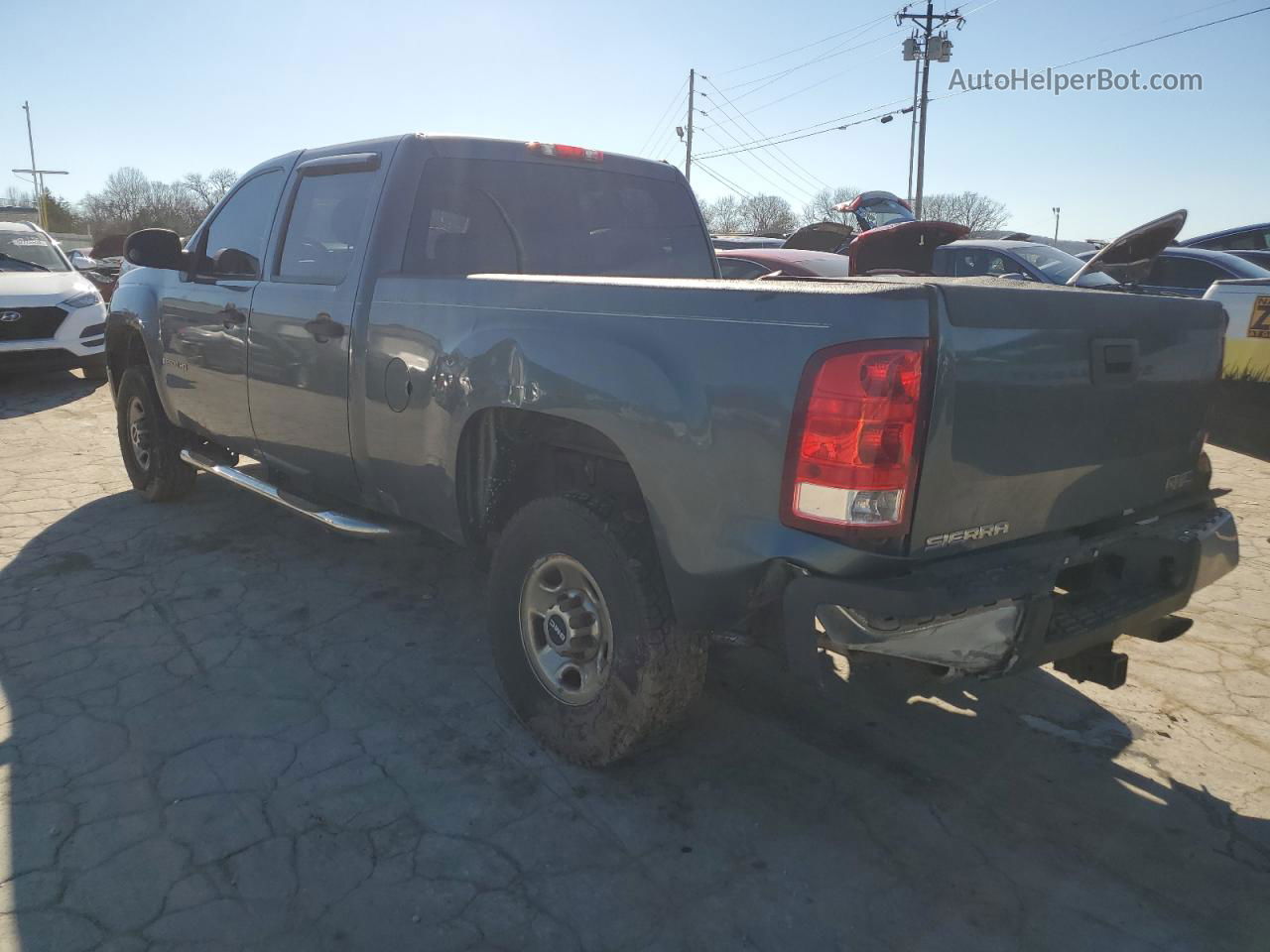 2008 Gmc Sierra C2500 Heavy Duty Blue vin: 1GTHC23K98F220992