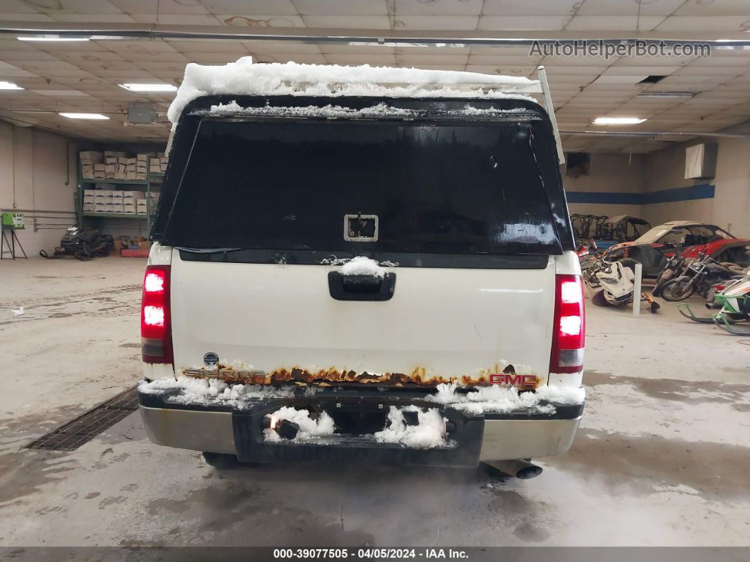 2008 Gmc Sierra 2500hd Work Truck White vin: 1GTHC24K48E172810