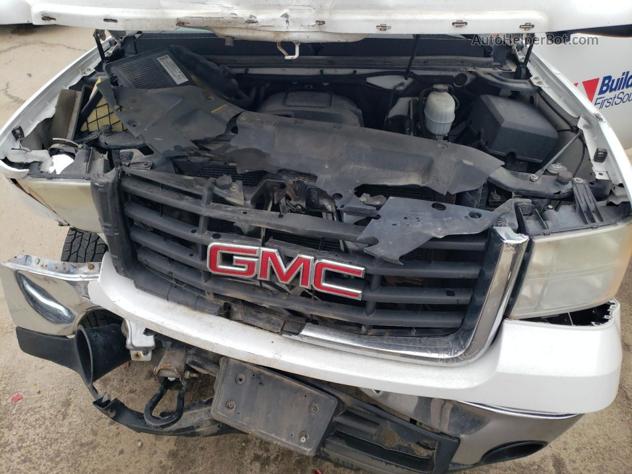 2008 Gmc Sierra C2500 Heavy Duty White vin: 1GTHC24K58E133143