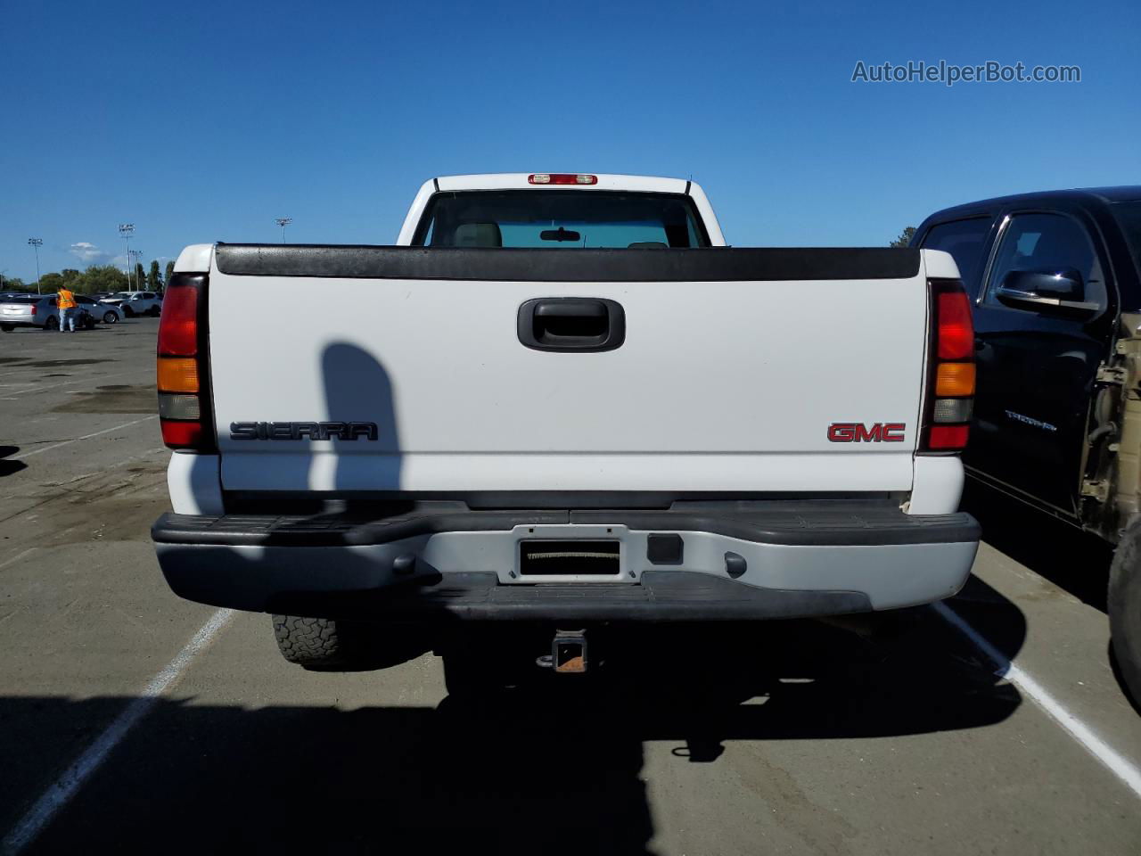 2007 Gmc Sierra C2500 Heavy Duty White vin: 1GTHC24U37E179599