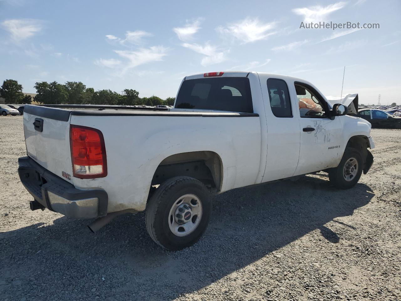 2008 Gmc Sierra C2500 Heavy Duty White vin: 1GTHC29K28E186987