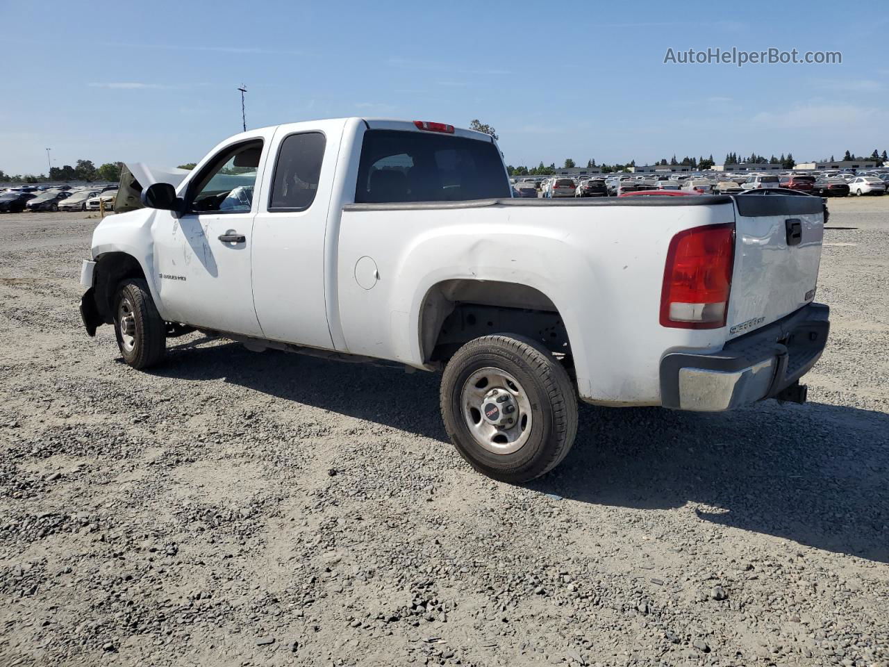 2008 Gmc Sierra C2500 Heavy Duty White vin: 1GTHC29K28E186987