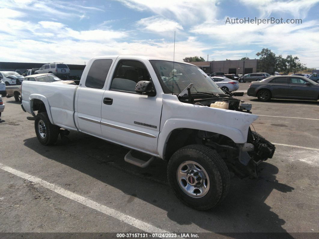 2007 Gmc Sierra 2500hd Classic Sle2 White vin: 1GTHC29UX7E141800