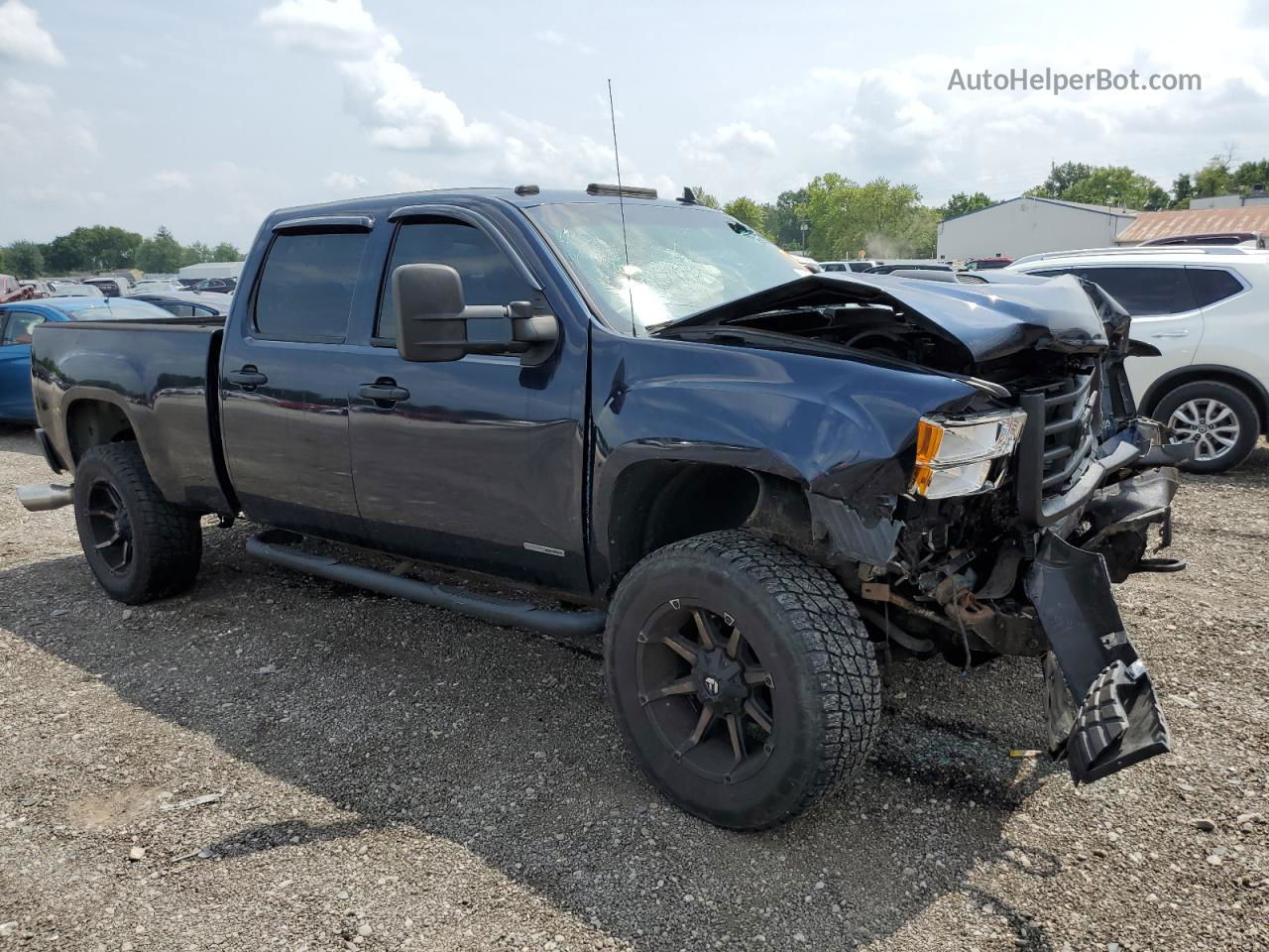 2008 Gmc Sierra K2500 Heavy Duty Blue vin: 1GTHK23618F104398