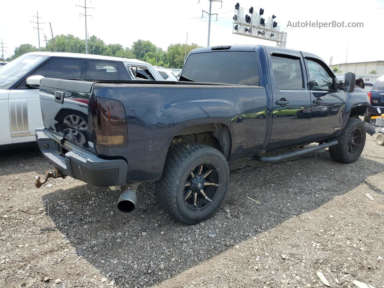 2008 Gmc Sierra K2500 Heavy Duty Blue vin: 1GTHK23618F104398