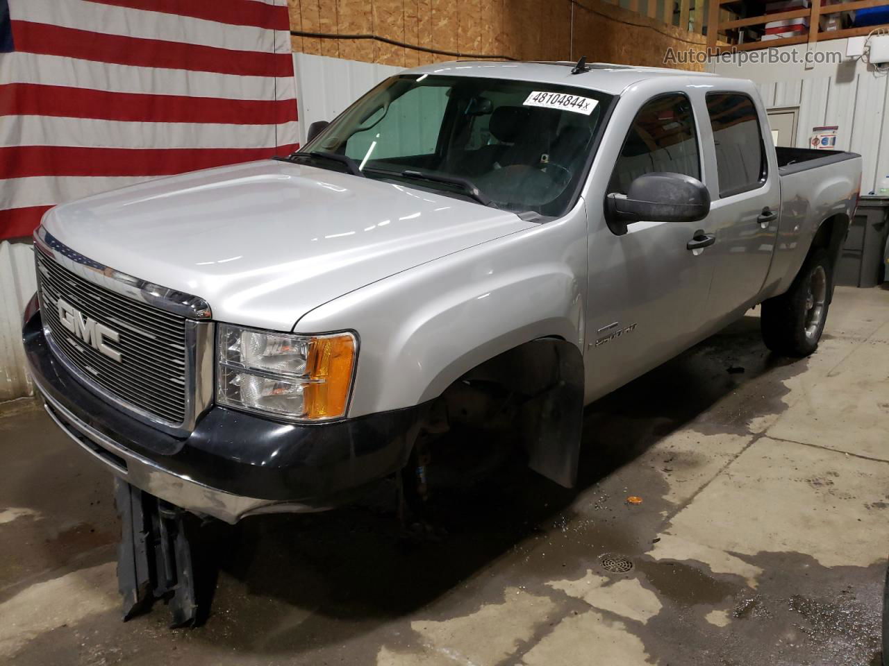 2008 Gmc Sierra K2500 Heavy Duty Silver vin: 1GTHK23618F186892